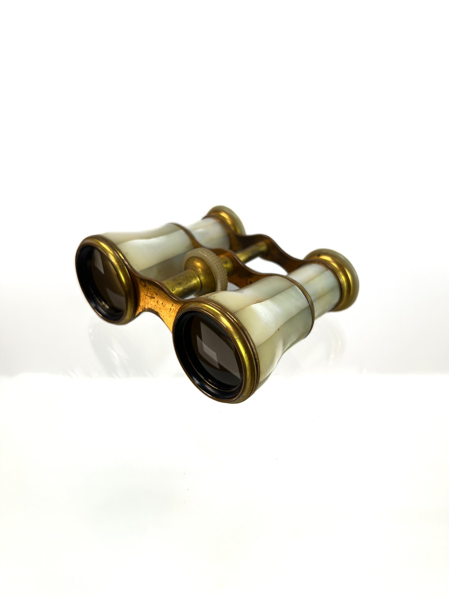 Vintage Opera Binoculars - Lemaire Fabt Paris - Mother of Pearl & Brass