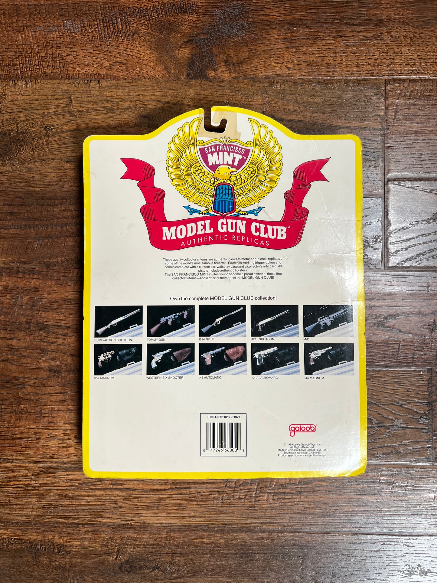 Vintage Collectibles - Model Gun Club Authentic Replicas - Western Six Shooter - New In Box - Galoob 1989