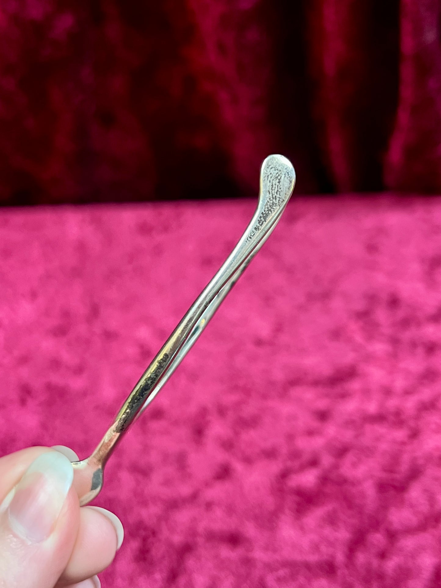 Vintage Oddities - Antique Sterling Silver Sugar Tongs - Wishbone