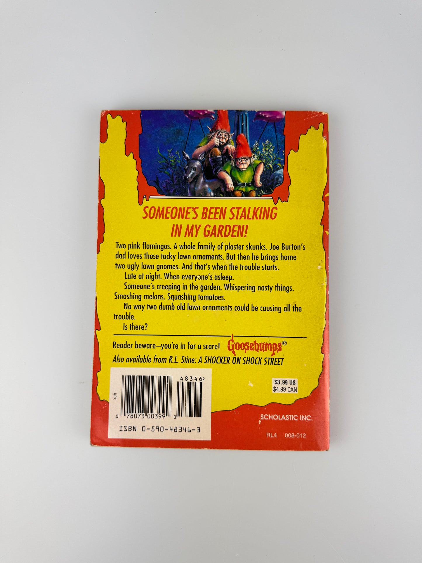 Vintage Horror Paperback - Original 1990s Goosebumps Book - R.L. Stine