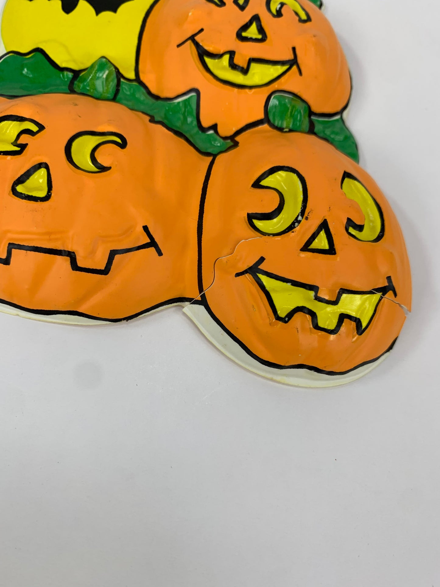 Vintage Halloween 3D Vacuform - Jack-O-Lantern Patch - #2