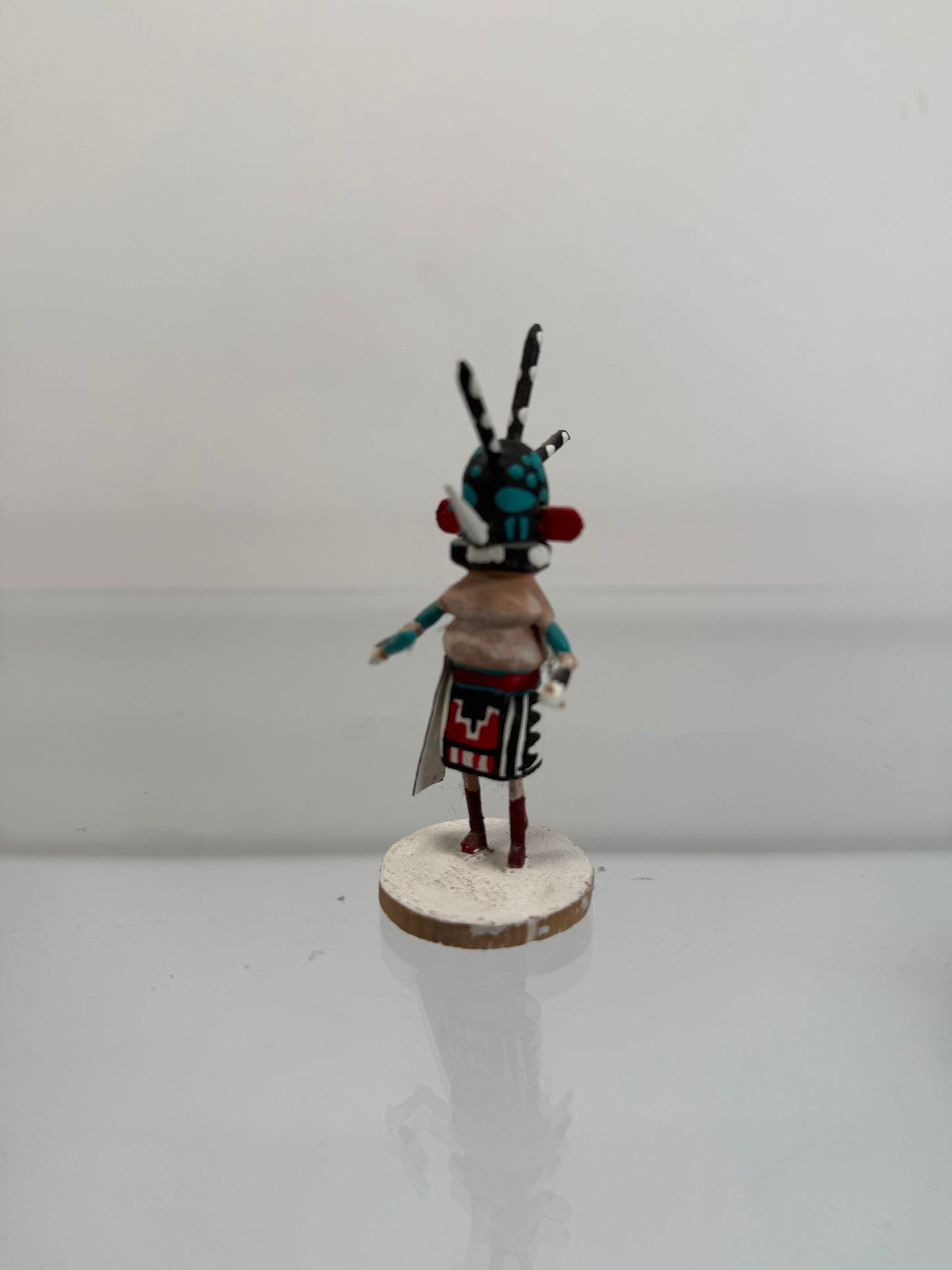 Vintage Kachina Doll - 3.5" Tall Hopi Miniature - Hand Painted by Gordon Crook