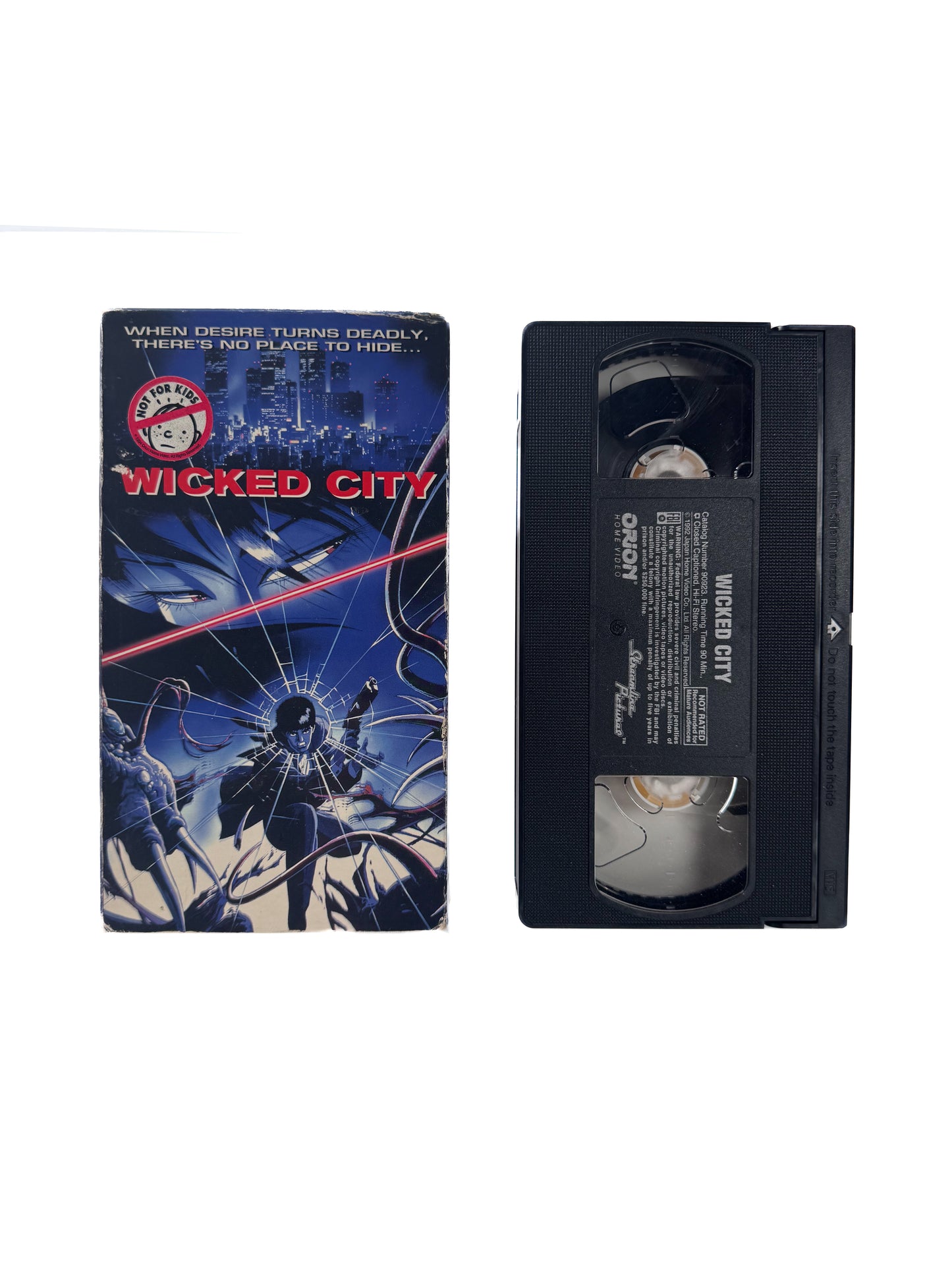 VHS - Wicked City - Rare Japanese Animated Thriller