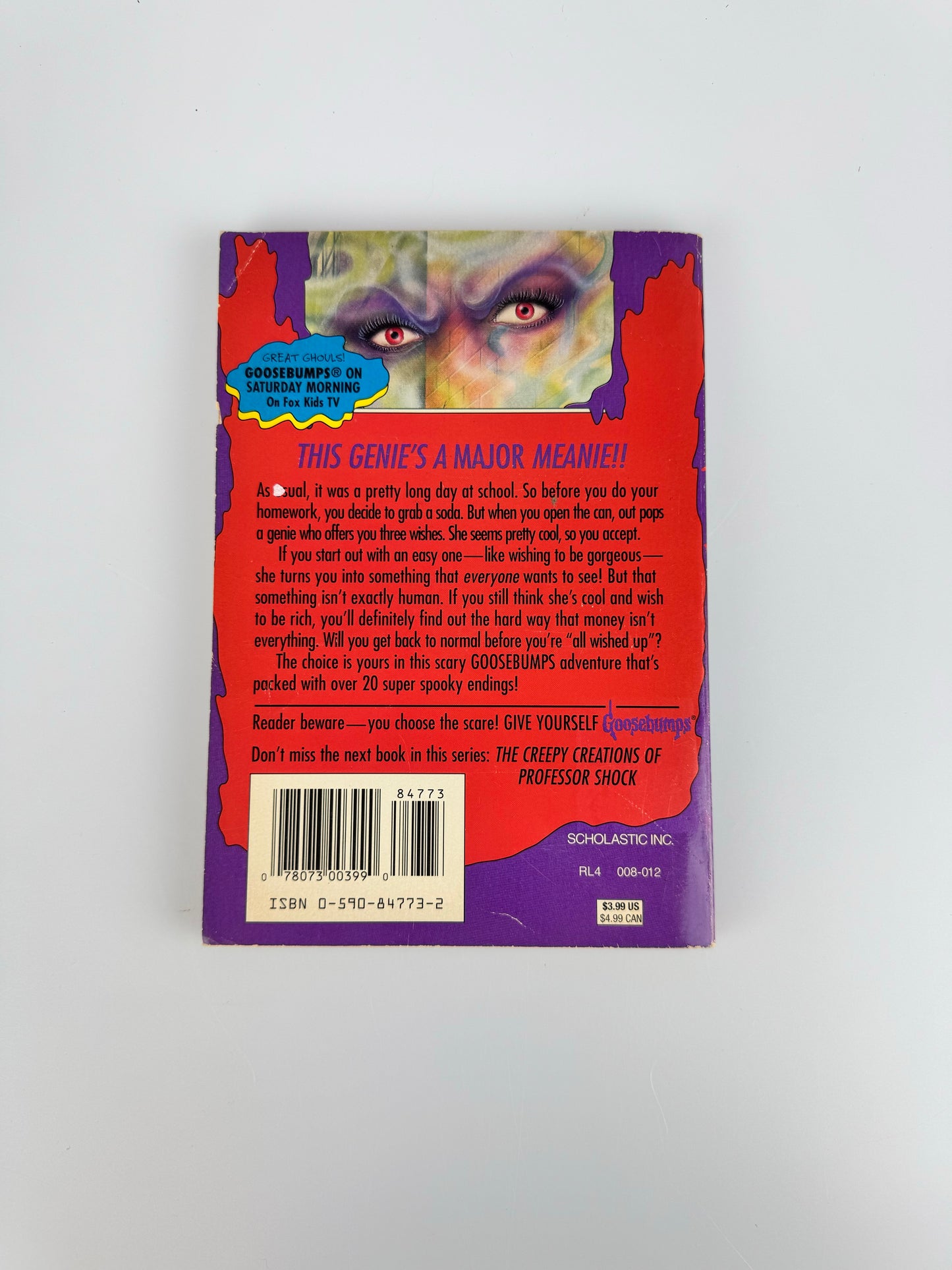 Vintage Horror Paperback - Give Yourself Goosebumps Book | Reader Beware...You Choose The Scare! - R.L. Stine
