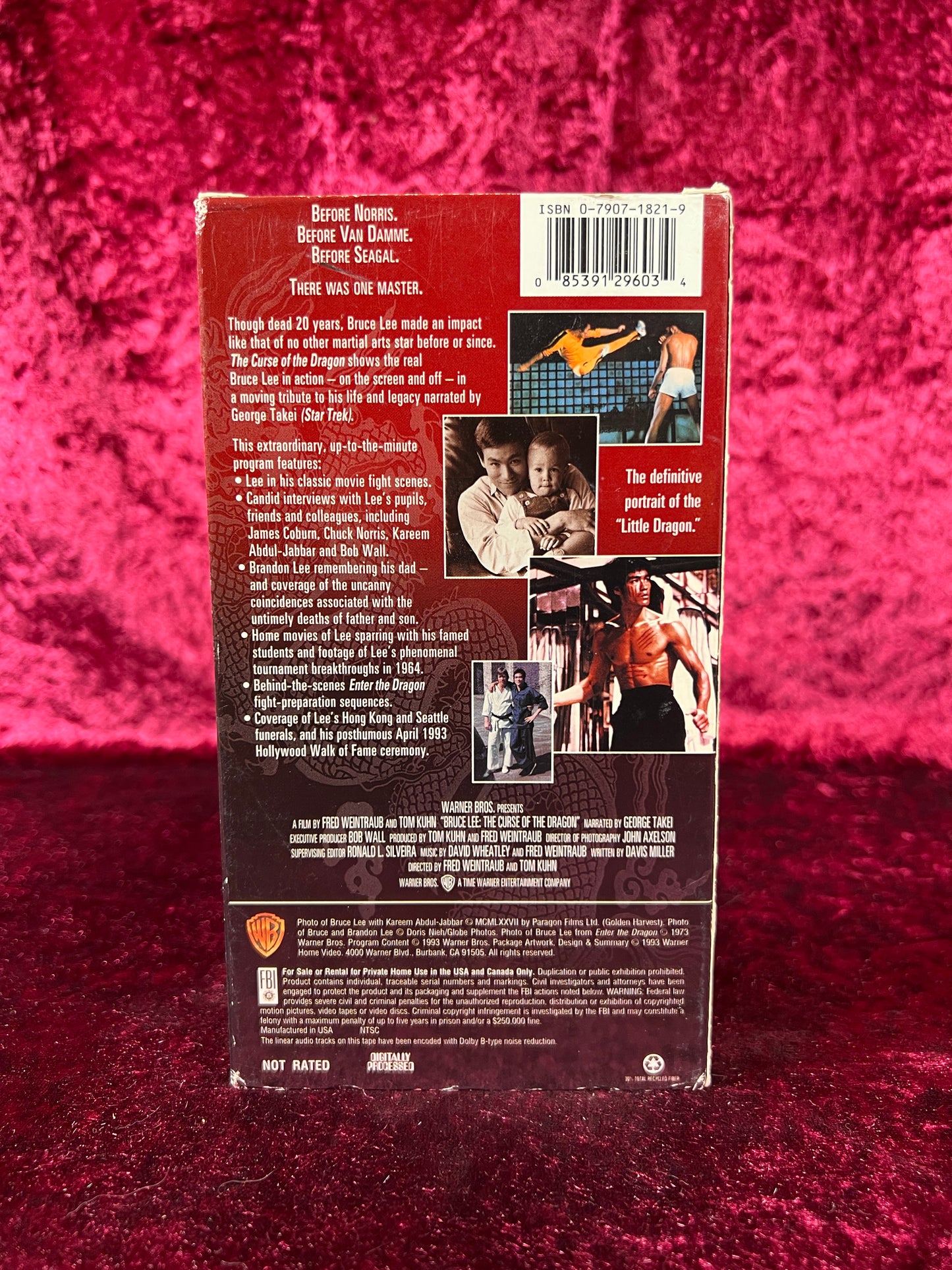 VHS - The Curse Of The Dragon - 1973