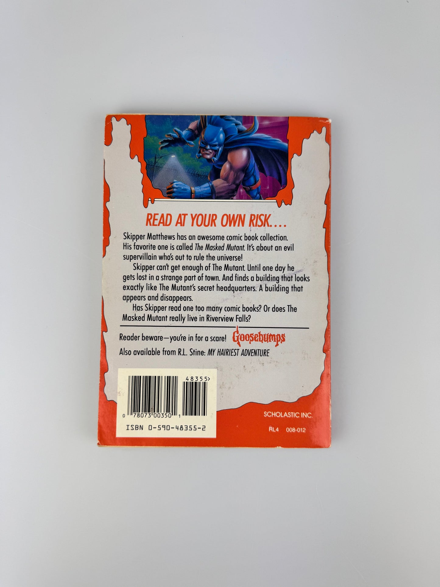 Vintage Horror Paperback - Original 1990s Goosebumps Book - R.L. Stine