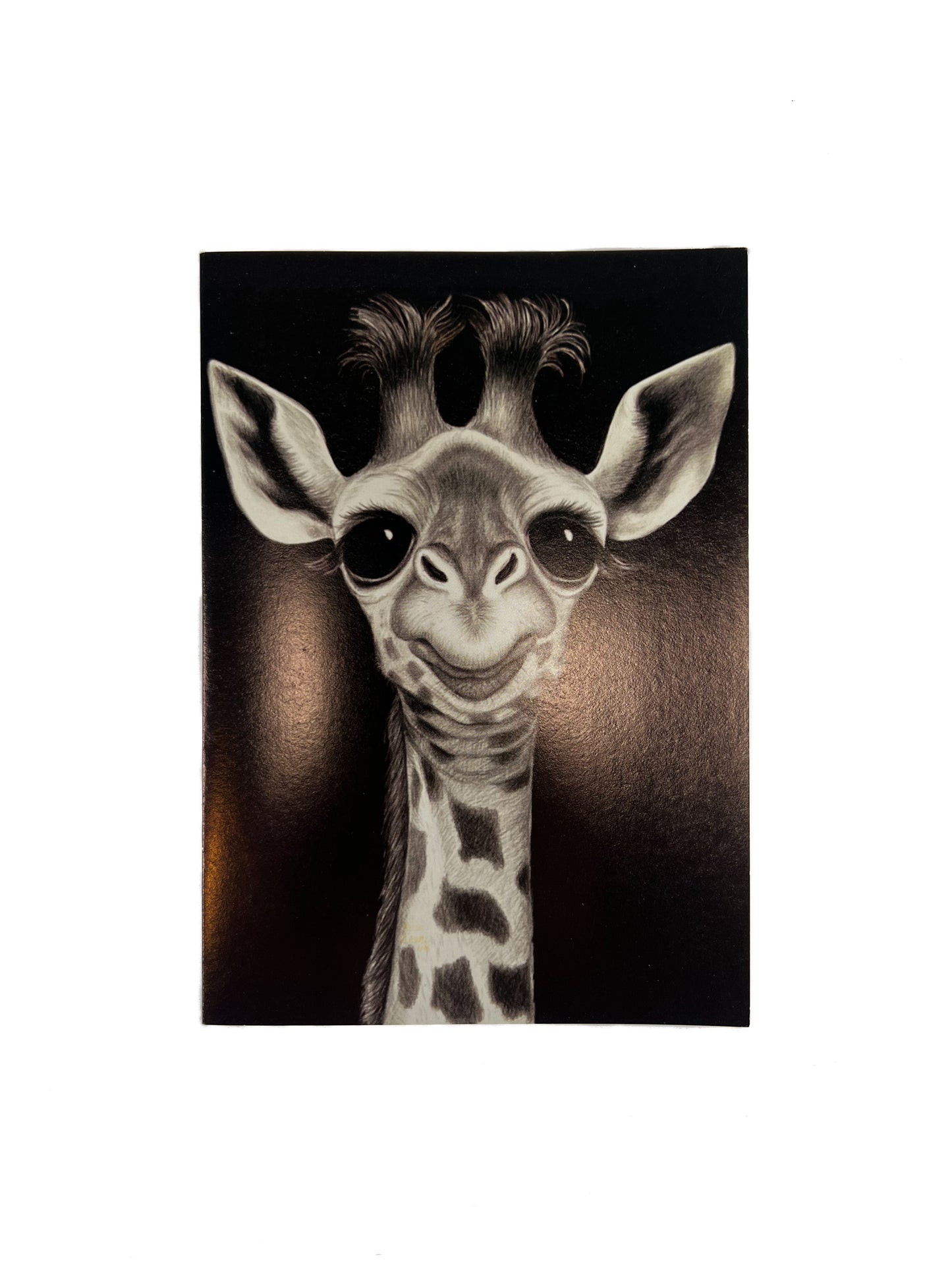 Vintage Ephemera - Greeting Card - Little Big Eyes - My Tall Friend - Margaret Keane - 1996