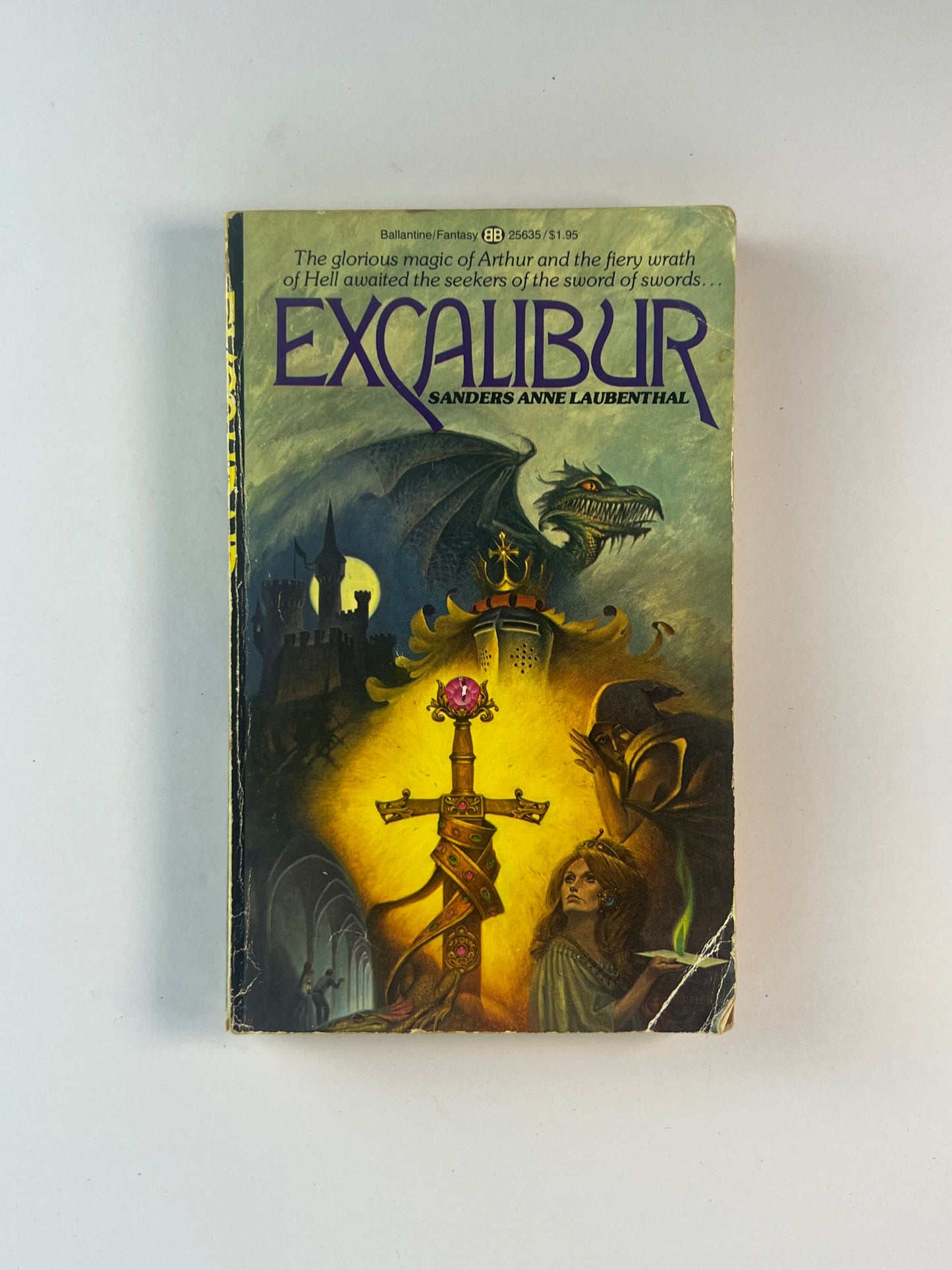 Vintage Paperback - Excalibur - Sanders Anne Laubenthal - 1977 Ballantine Books