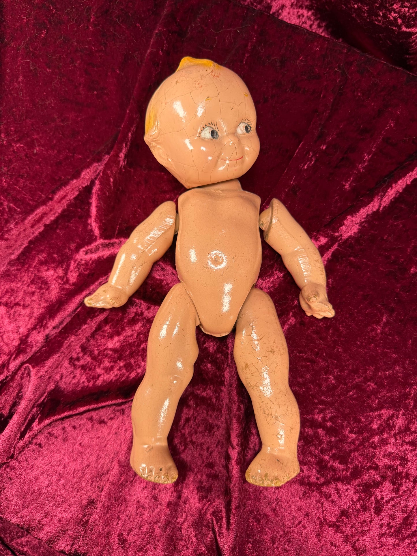 Vintage Halloween - Haunted Doll Parts - Disassembled Composition Kewpie