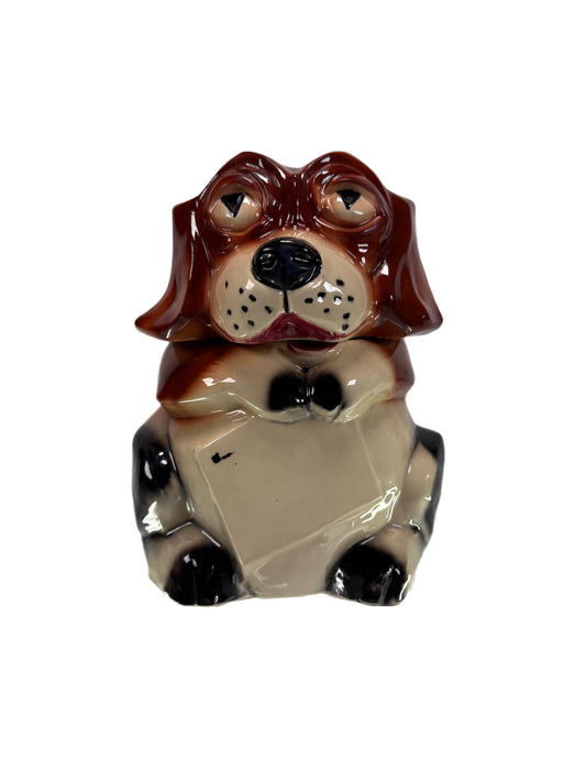 Vintage Ceramics - Beagle Dog Cookie Jar - McCoy Pottery Made in U.S.A