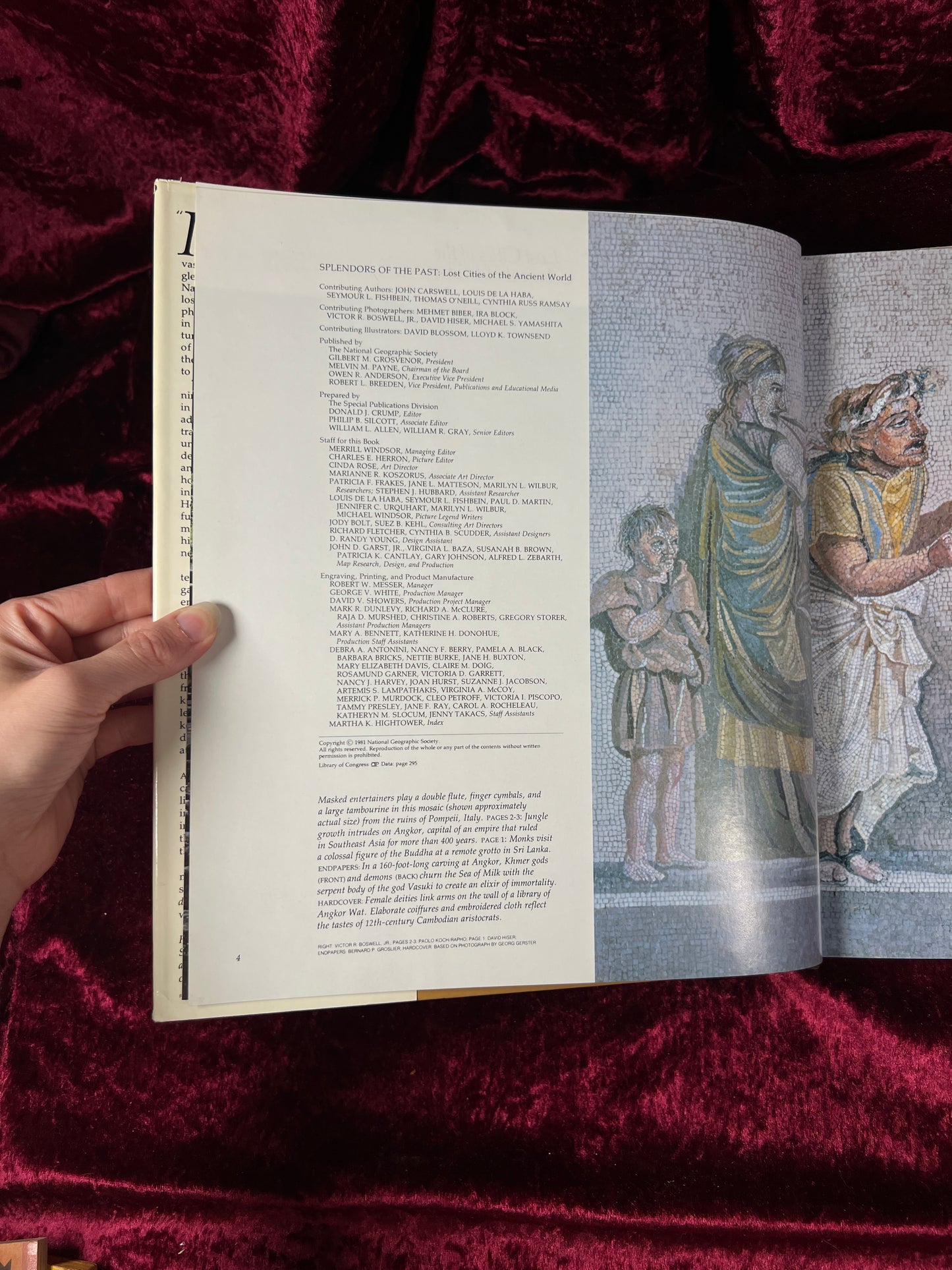 Vintage Hardcover Book – Splendors Of The Past Lost Cities of the Ancient World 1981