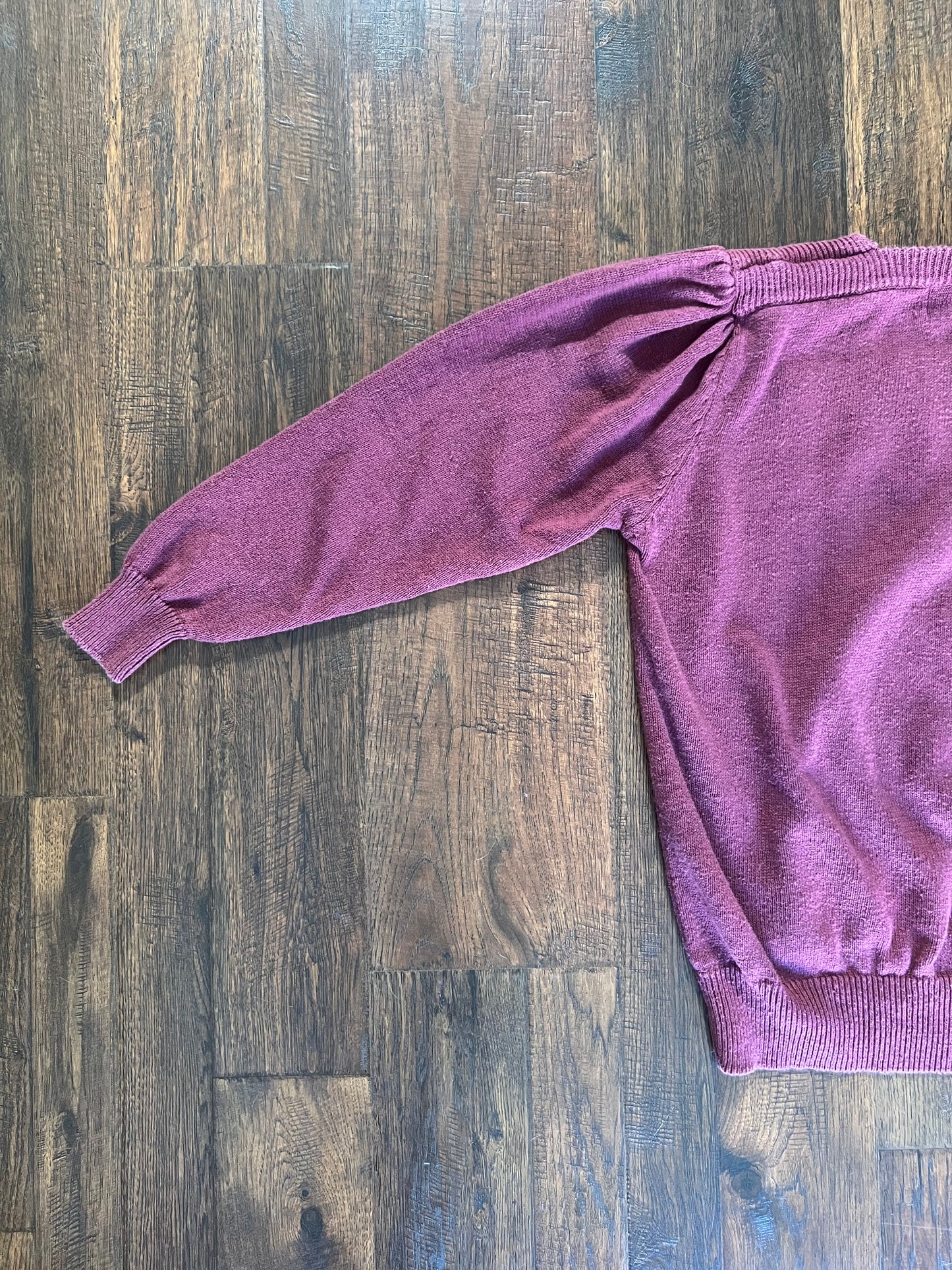 Vintage Clothing - Embellished Knit Sweater - Pink - Medium - Cervelle