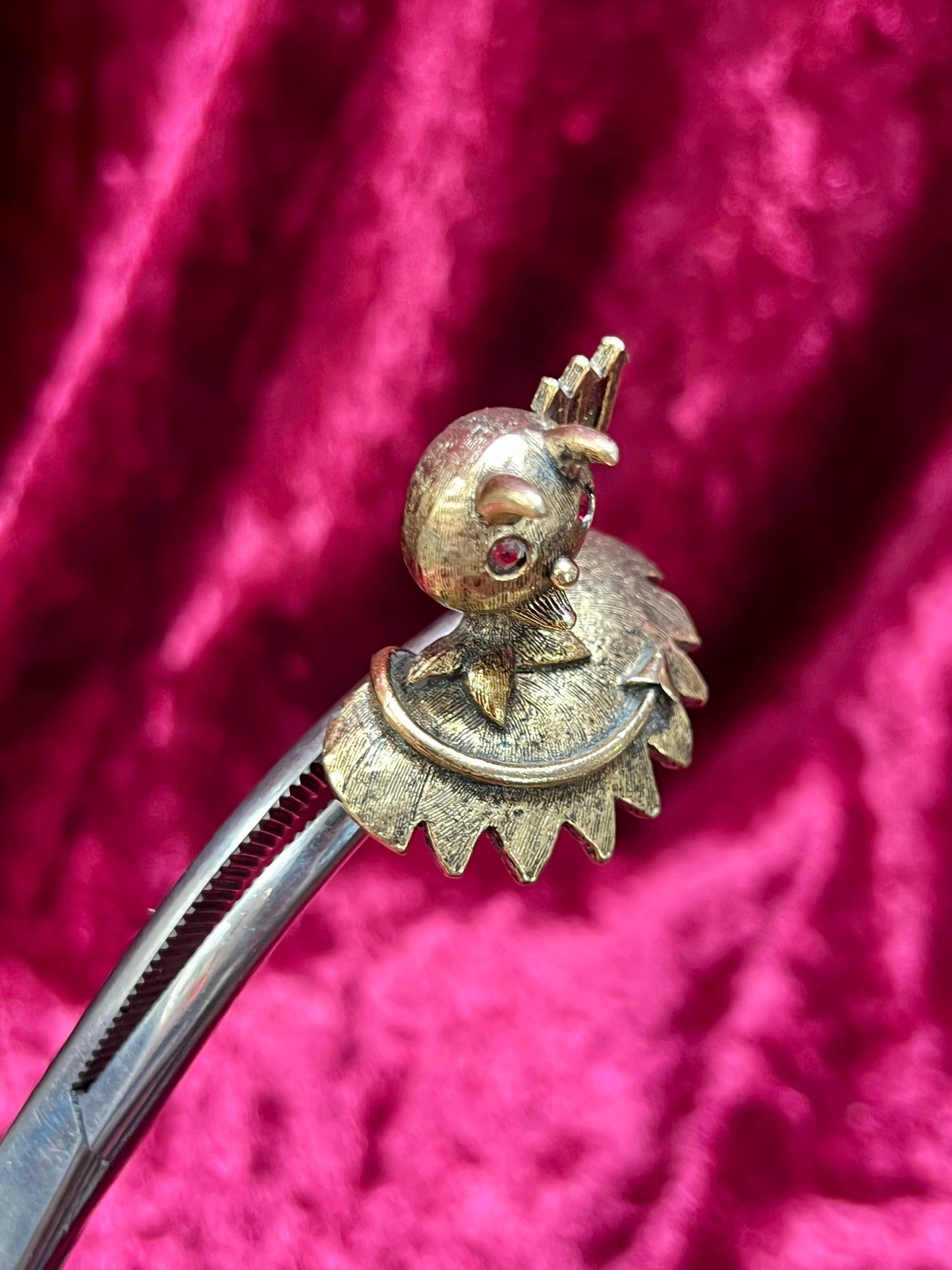 Vintage Jewelry - Rare Costume Jewelry Brooch - The Devil On Your Shoulder - Tortolani