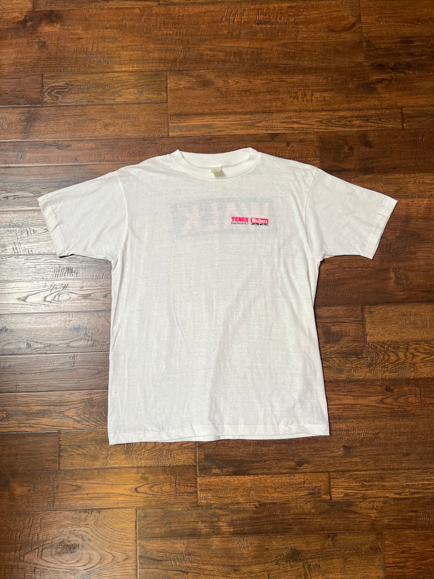 Vintage Clothing - Advertisement T-Shirt - Walkers Club - Tenex Medication - X-Large