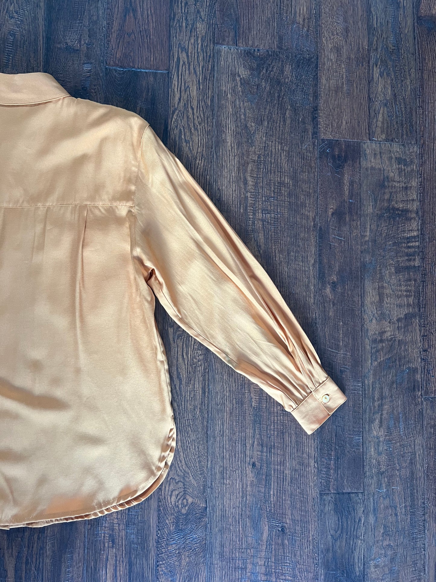 Vintage Clothing - Long Sleeve Blouse - Mustard Yellow - Medium - Alice Stuart