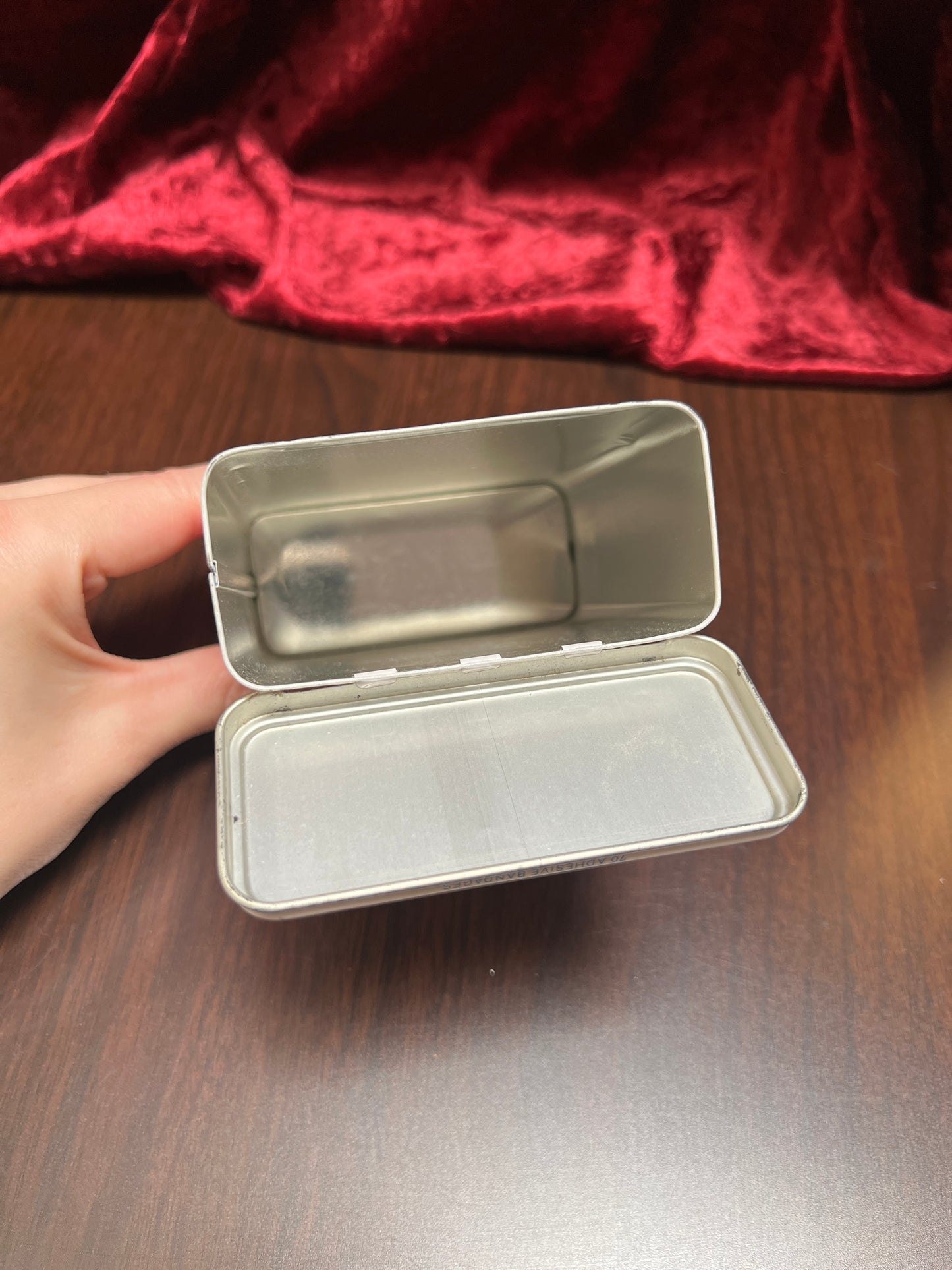 Vintage Advertisement - Metal Storage Tin - Band-Aid Brand - Johnson & Johnson