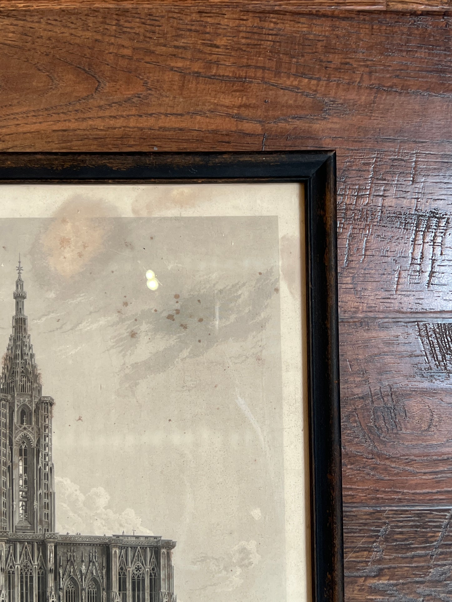 Vintage Wall Art - Framed Print - Cathedral Of Strasbourg