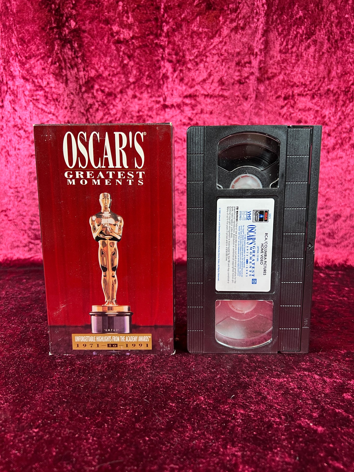 VHS - Oscar's Greatest Moments 1971 to 1991 - 1992
