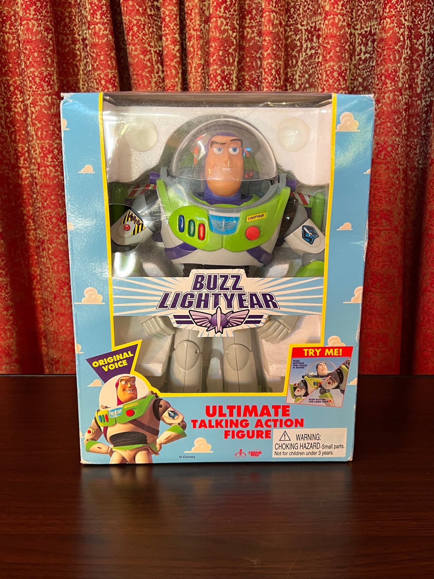 Vintage Collectibles - Buzz Lightyear Ultimate Talking Action Figure - Toy Story - New In Box