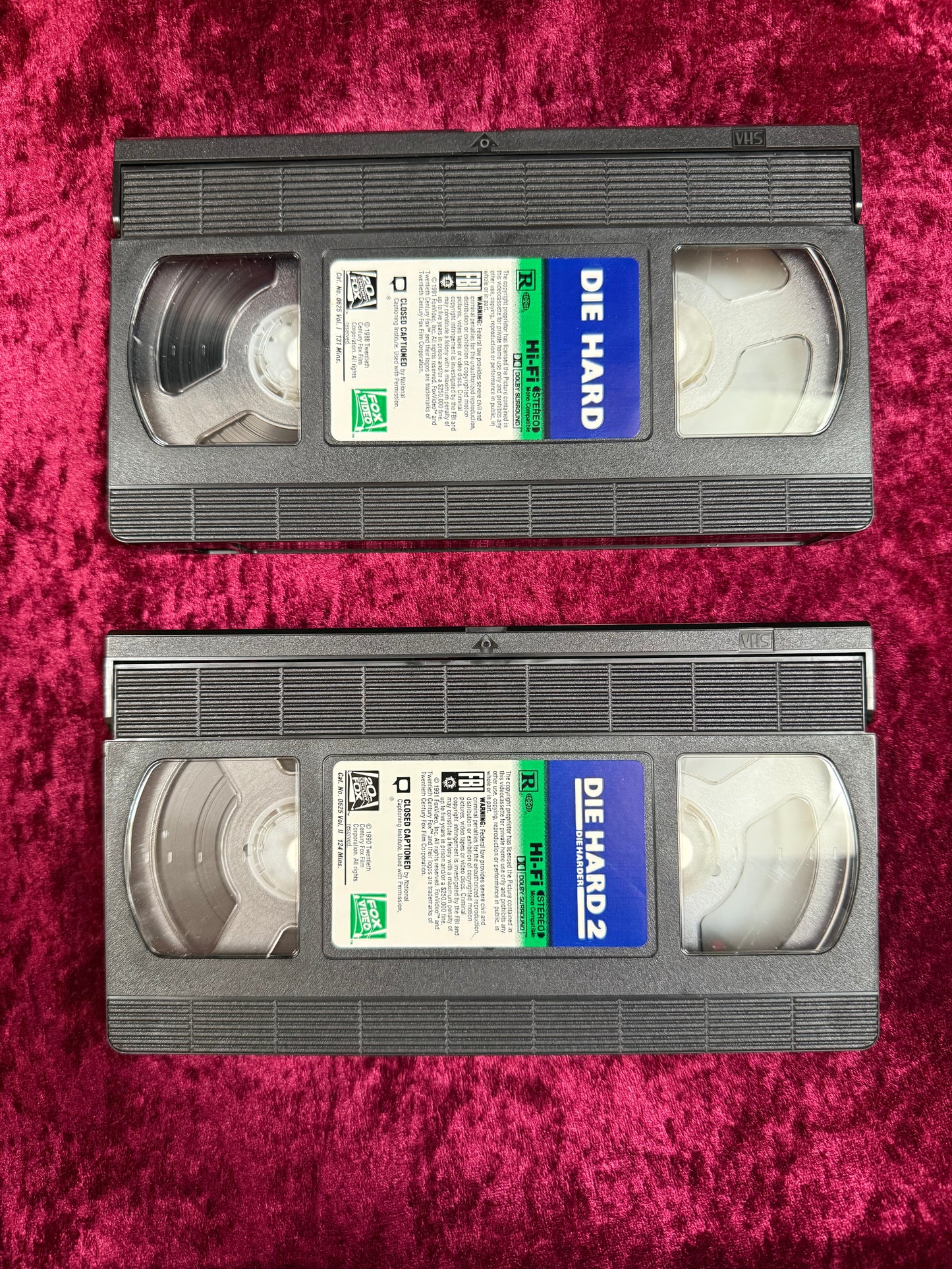 VHS - Die Hard Double Feature Collectors Edition