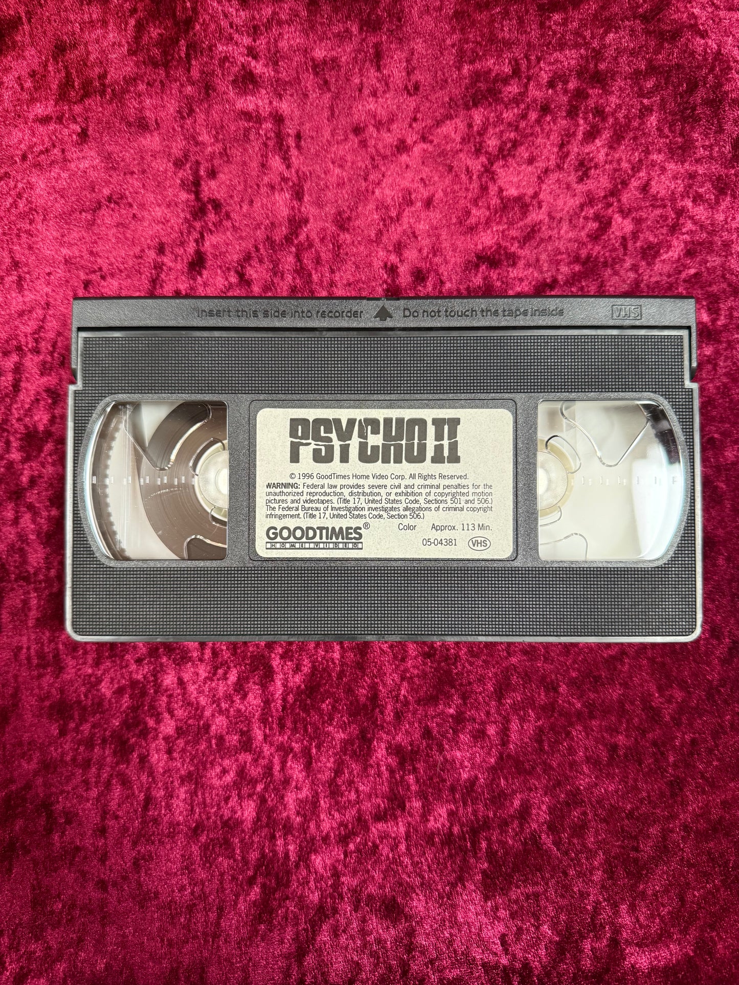 VHS - Psycho 2 - 1983