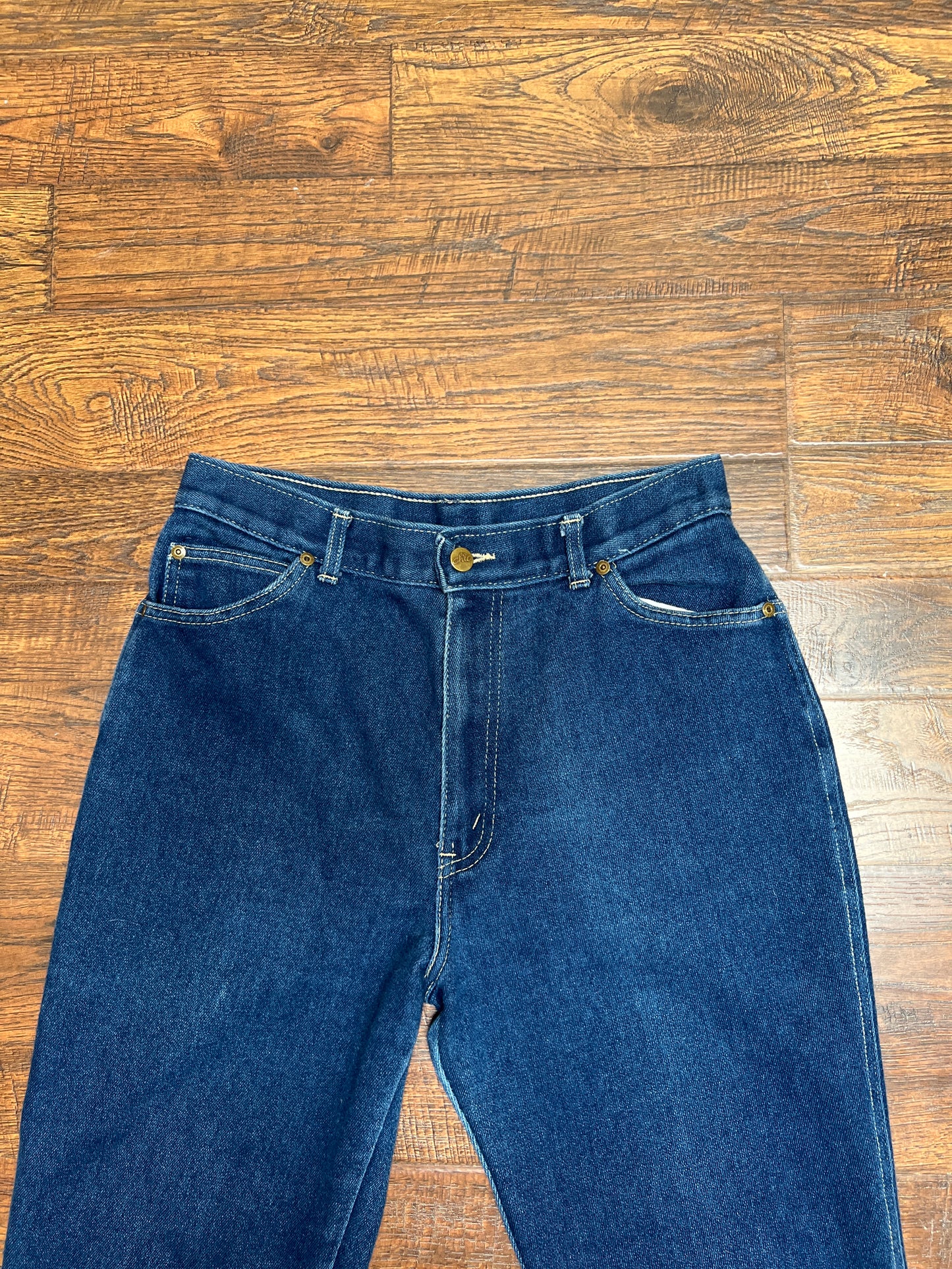 Vintage Clothing - Straight Leg Jeans - Dark Blue - Large - Chic