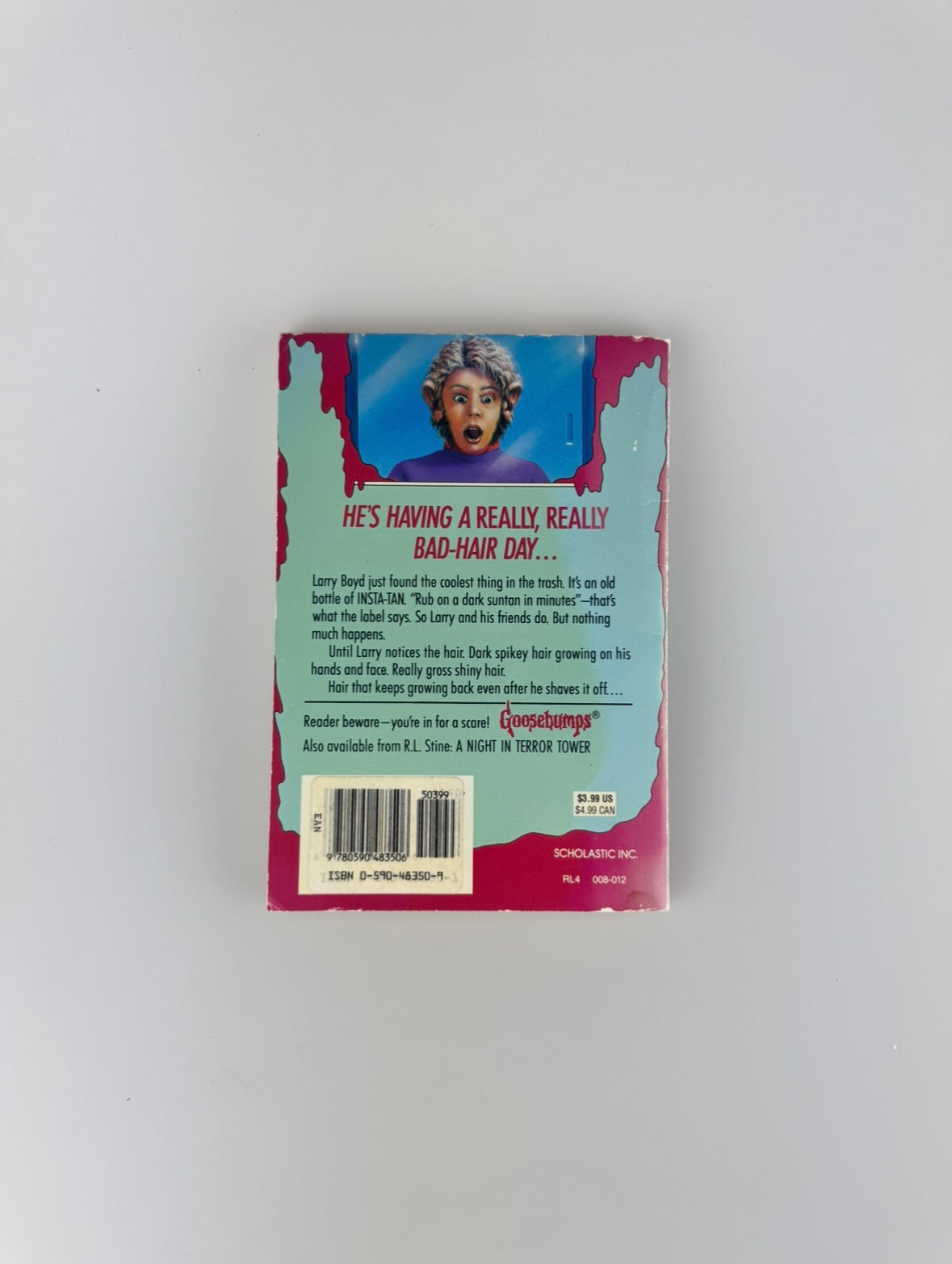 Vintage Horror Paperback - Original 1990s Goosebumps Book - R.L. Stine