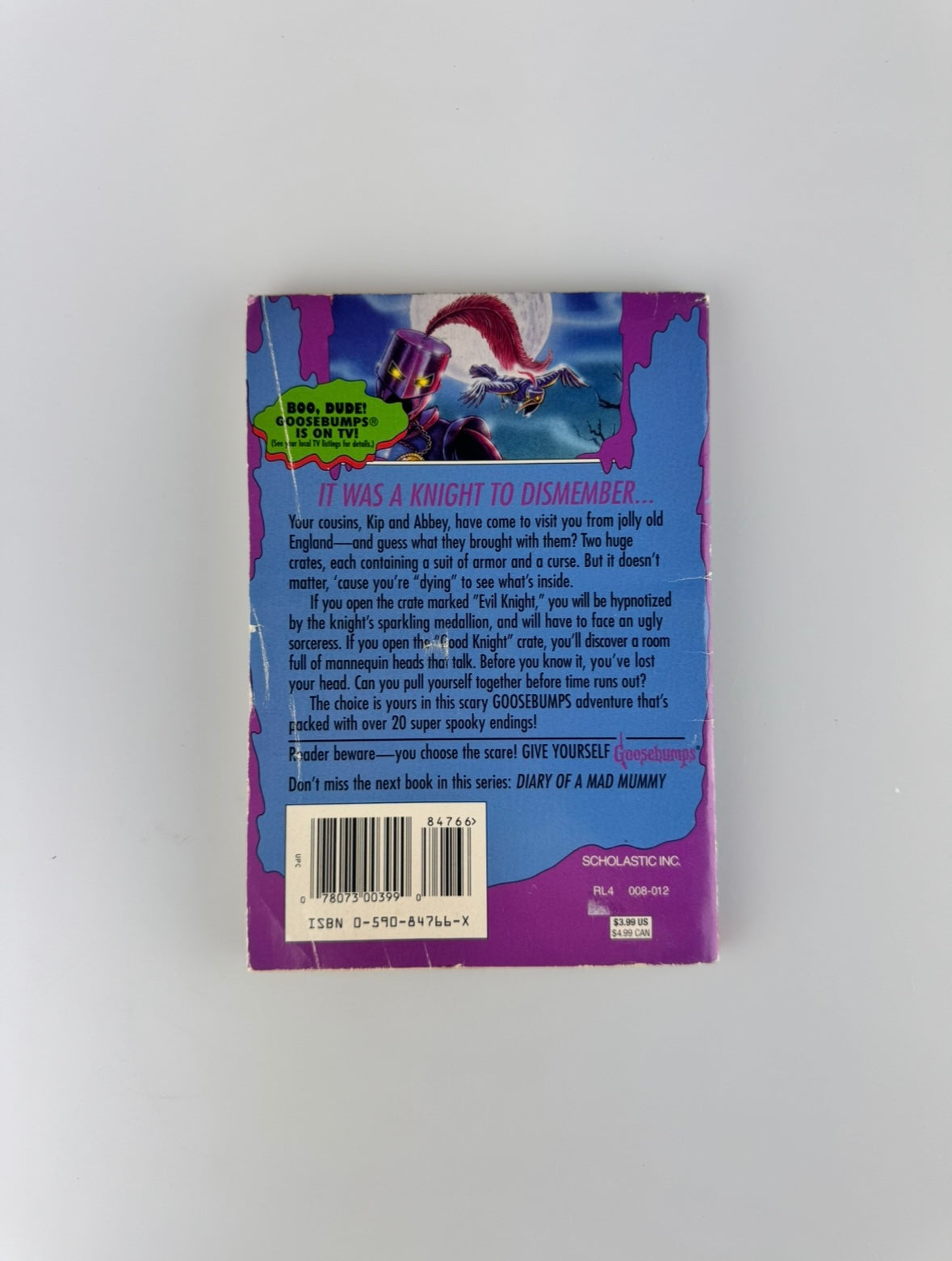 Vintage Horror Paperback - Give Yourself Goosebumps Book | Reader Beware...You Choose The Scare! - R.L. Stine