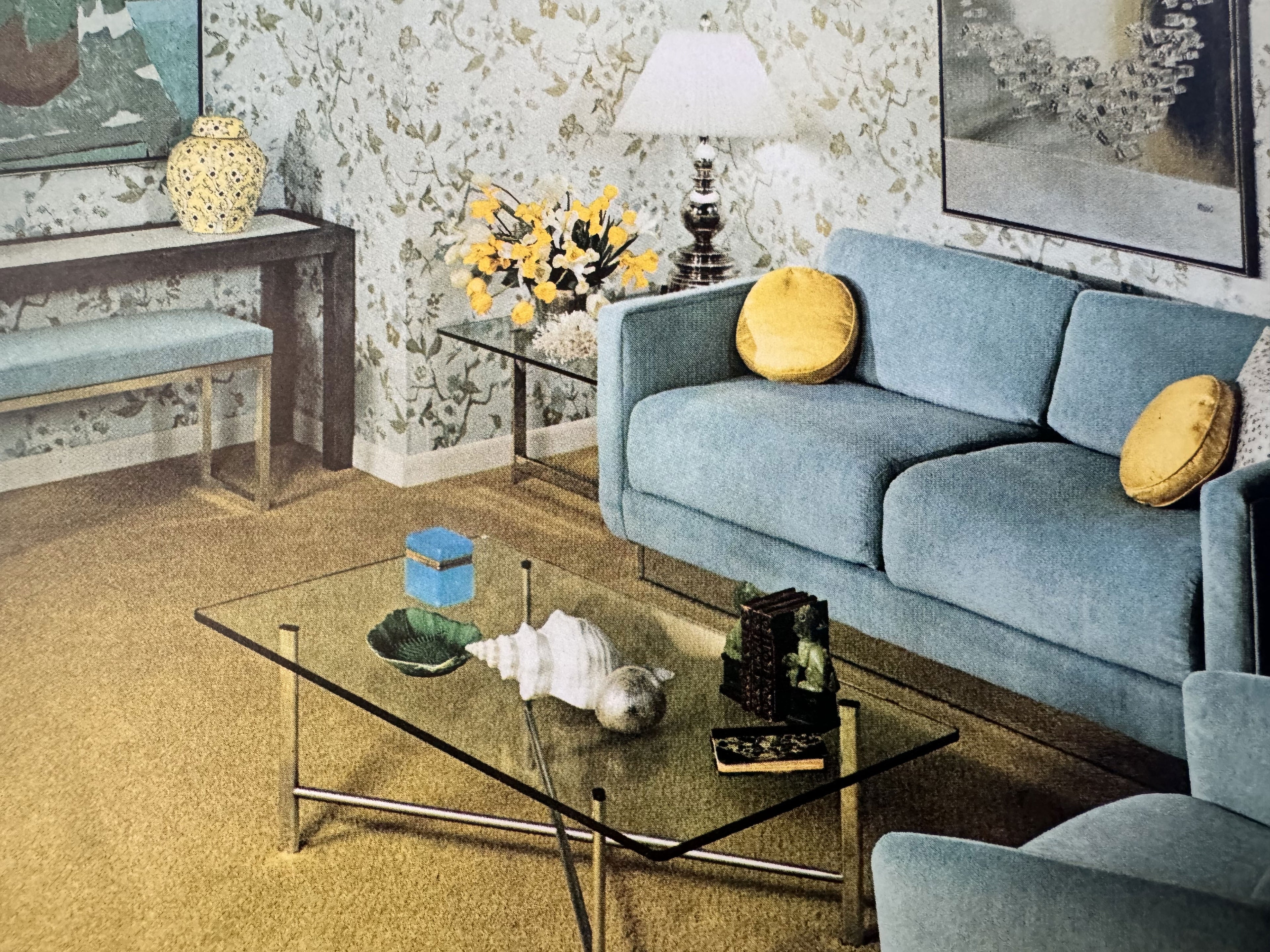 Vintage home interior decor at the cabin vintage