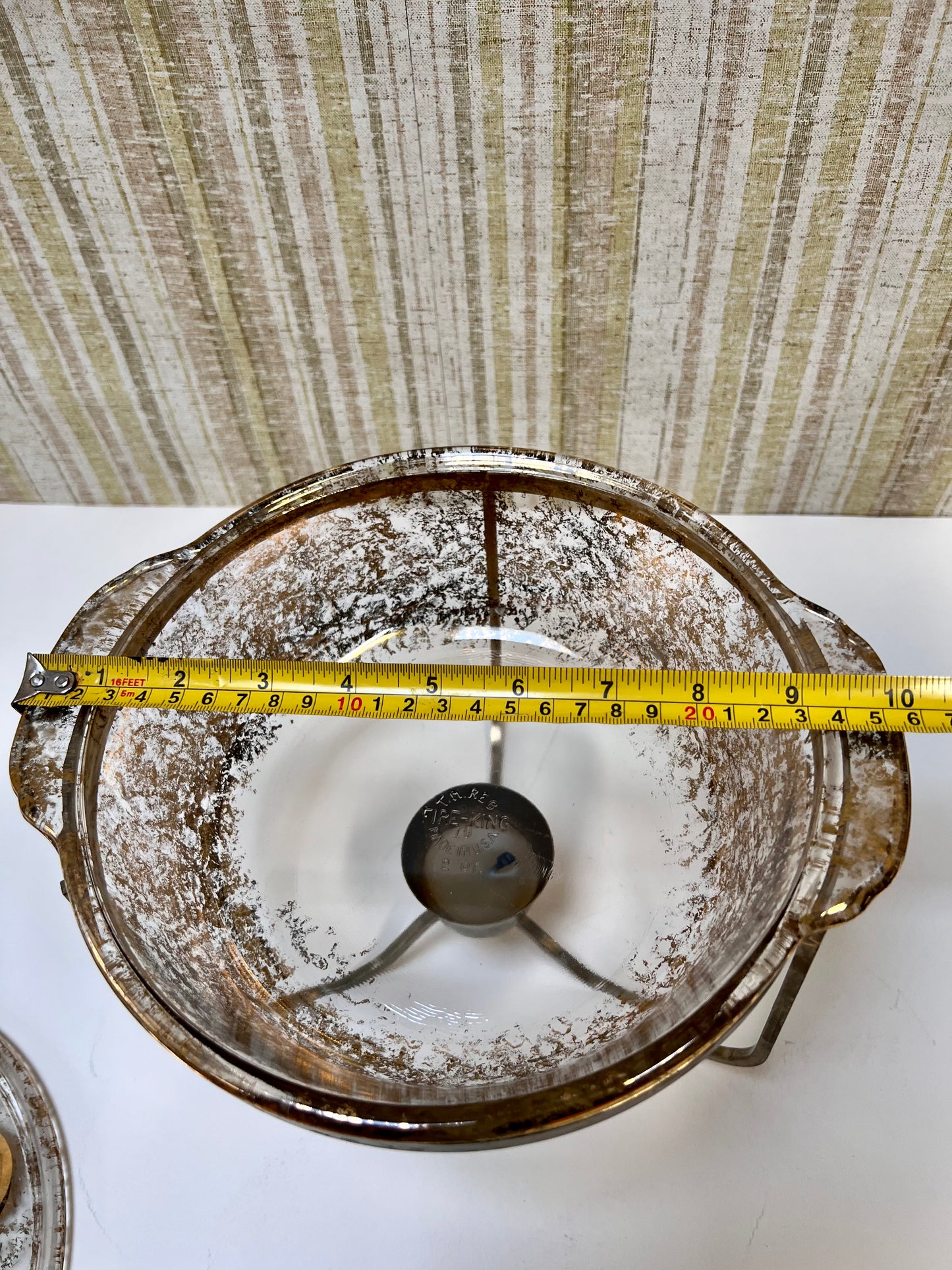 Vintage Kitchen - Mid Century Serveware - Covered Casserole Dish - Georges Briard - Fire King