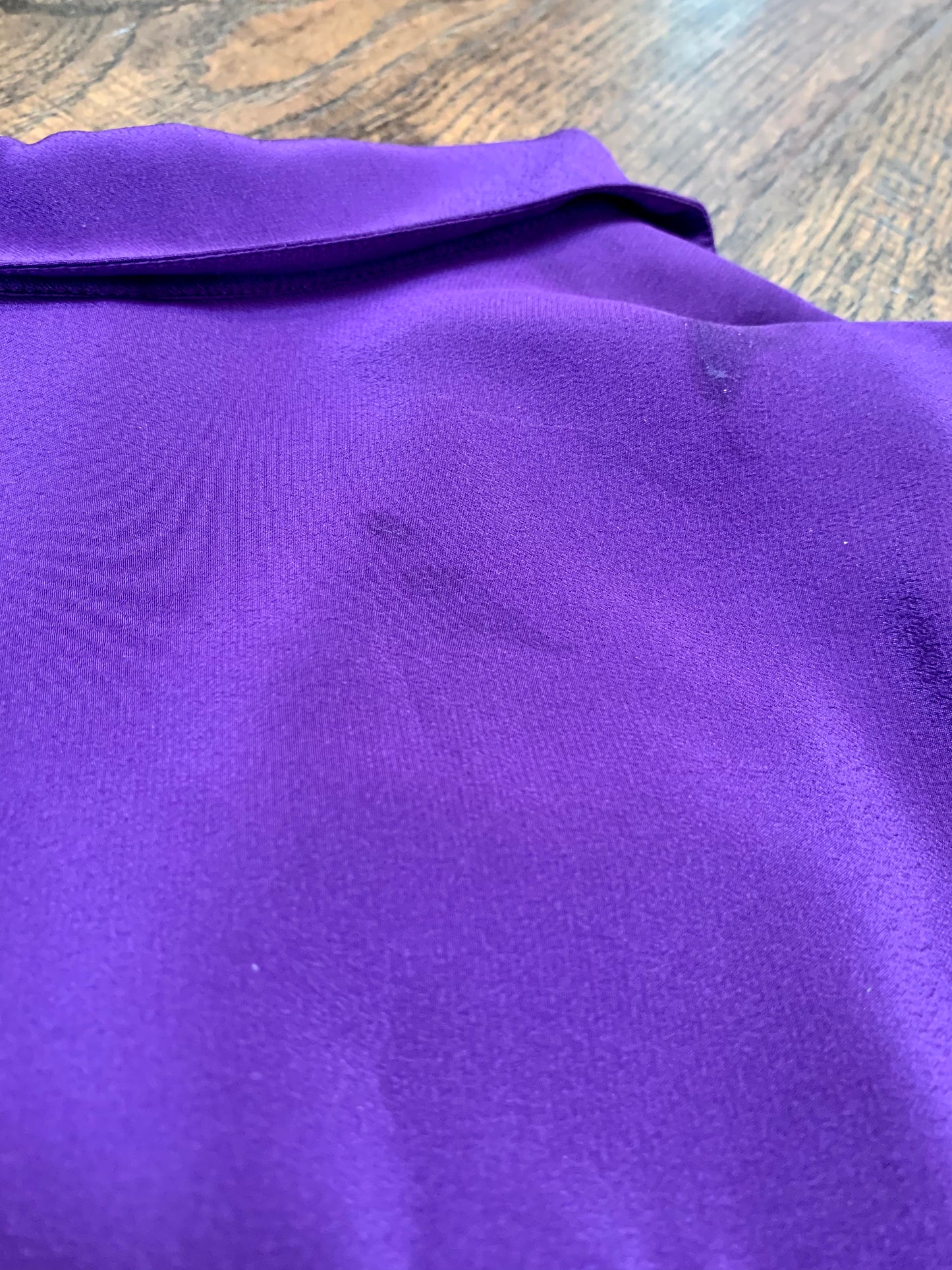 Vintage Christian Dior Royal Purple Chemise Blouse