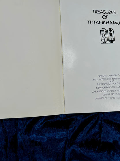 Vintage Treasures of Tutankhamun Exhibition Catalog - 1976 Metropolitan Museum Egyptian Art Book