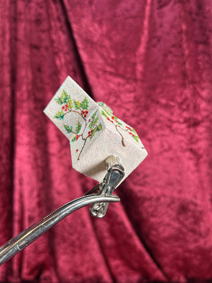 Vintage Christmas - Handblown Glass Clip On Ornament - Christmas Jack-In-The-Box - Patricia Breen - Poland