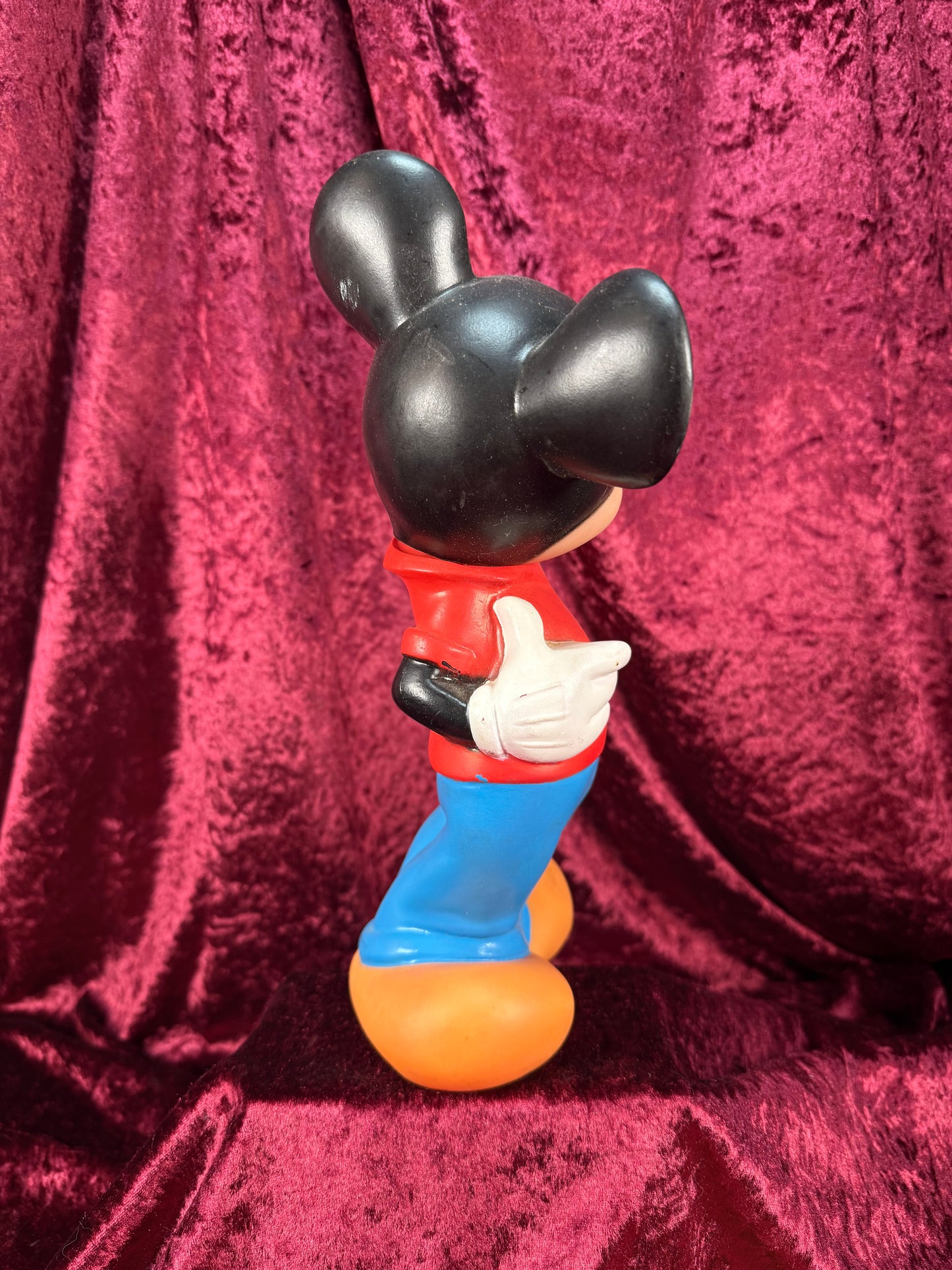 Vintage Collectibles - Mickey Mouse ILLCO Rubber Coin Bank