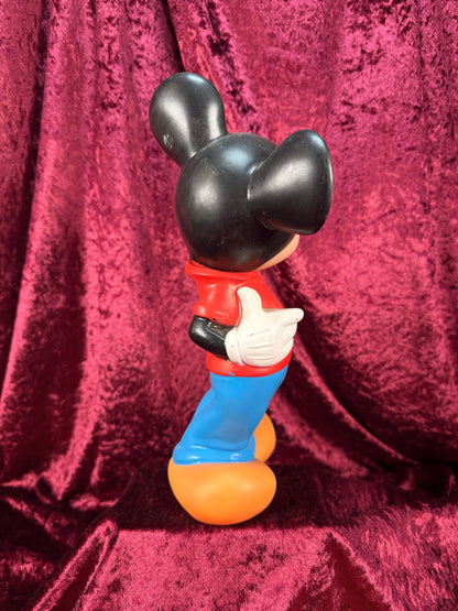 Vintage Collectibles - Mickey Mouse ILLCO Rubber Coin Bank
