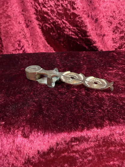 Vintage Brass Sovereign Rocker Balance Coin Scale – Georgian Counterfeit Detector