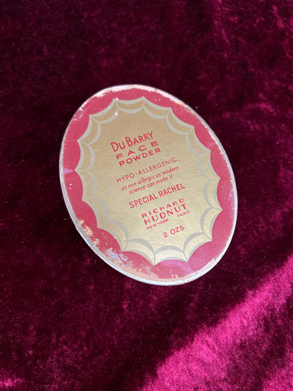 Vintage Richard Hudnut Du Barry Face Powder Box – Special Rachel Cameo Portrait