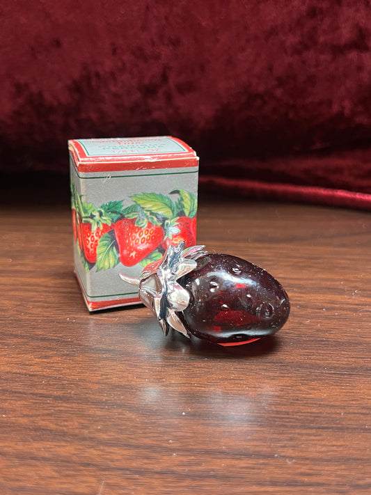 Vintage Perfume Bottle - Strawberry Fair Charisma - Avon