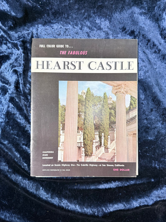 Vintage Paper Souvenir Booklet – Hearst Castle Full Color 1961 Guide