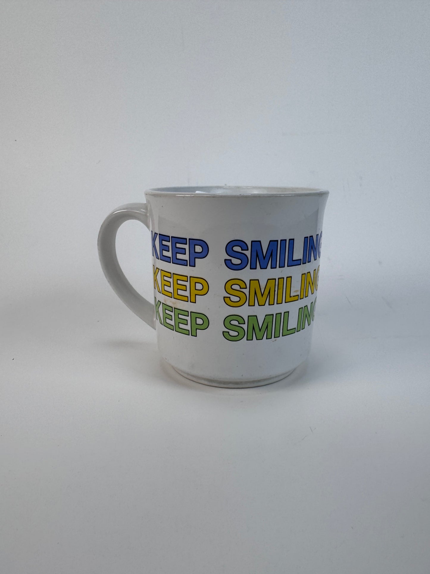 Vintage Coffee Mug - Sandra Boynton Keep Smiling Cats - Recycled Paper Products