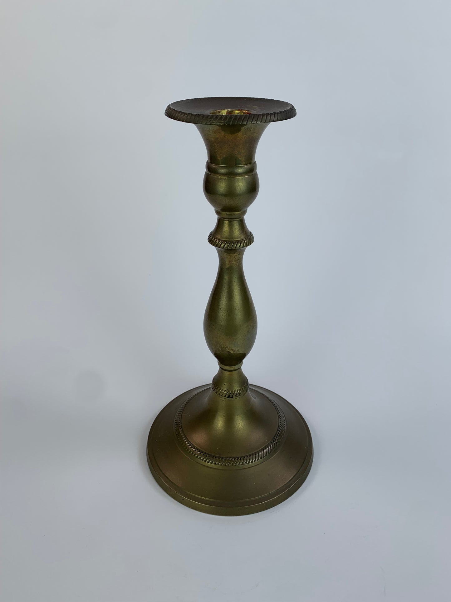 Vintage Brass Home Decor - Candlestick Holder - 10"