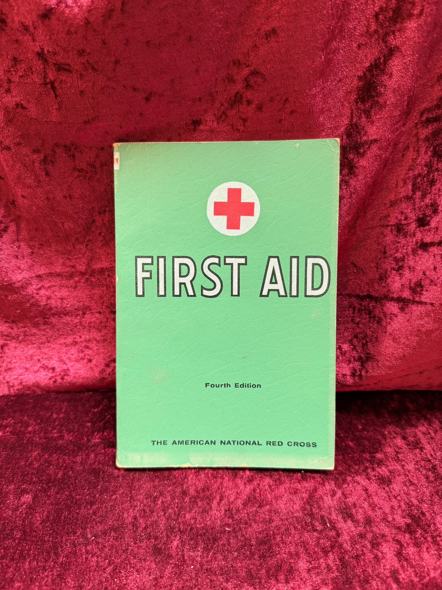 Vintage Paperback Book - First Aid Text Book Fourth Edition - The American National Red Cross - 1967