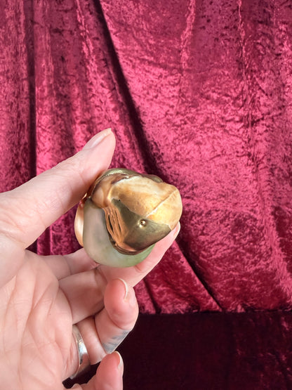 Vintage Christmas - Handblown Glass Ornament - Anthropomorphic Elephant Playing A Trombone