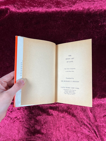 Vintage Hardcover Book – Hindu Art of Love Kama Sutra Companion Richard Burton