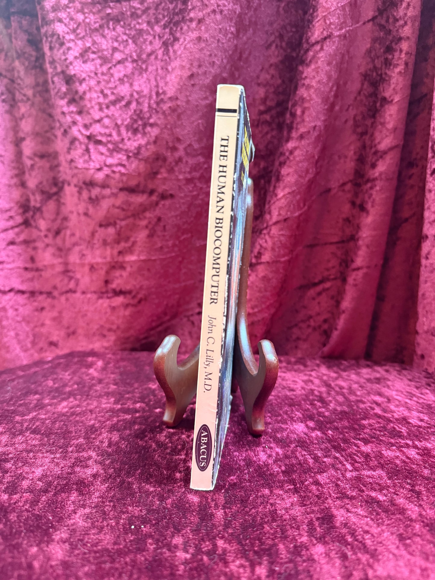 Vintage Paperback Book - The Human Biocomputer - John C. Lilly - 1972