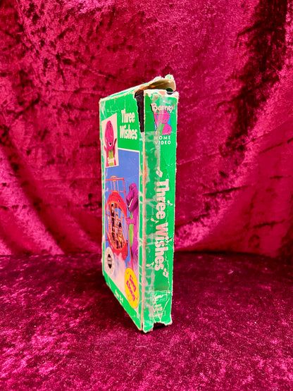 VHS - Barney Sing Along - Three Wishes - 1992