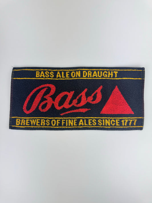 Vintage 1990s Bass Ale On Draught Since 1777 Promotional Bar Towels - Pair of 2