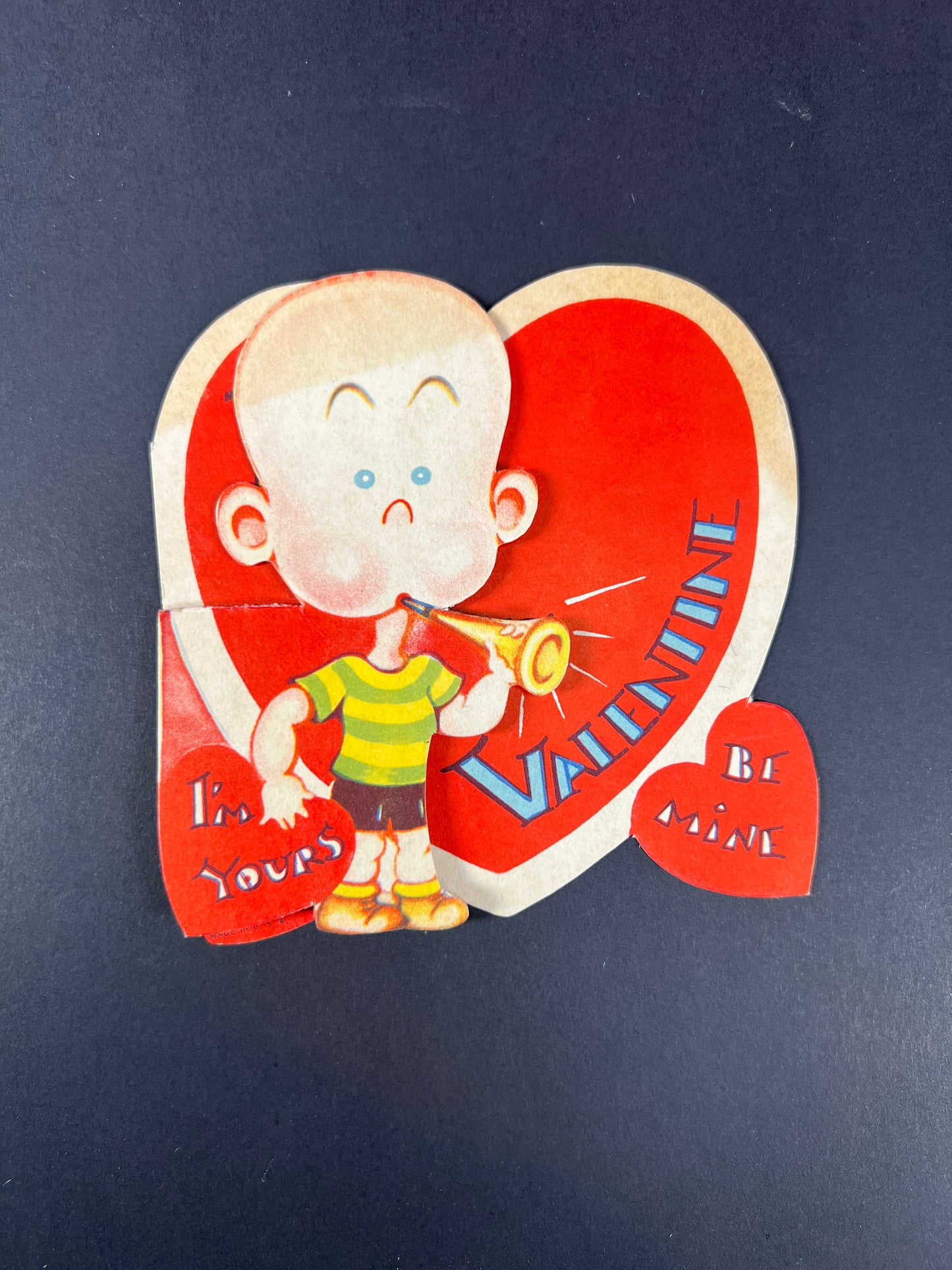 Vintage Ephemera - Valentine’s Day Card - Blowing You To A Valentine - USA
