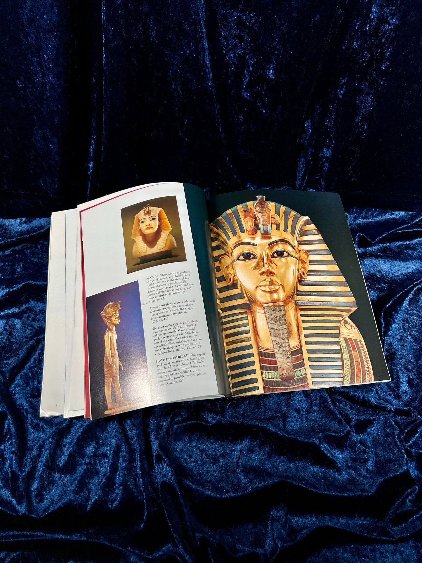 Vintage Treasures of Tutankhamun Exhibition Catalog - 1976 Metropolitan Museum Egyptian Art Book