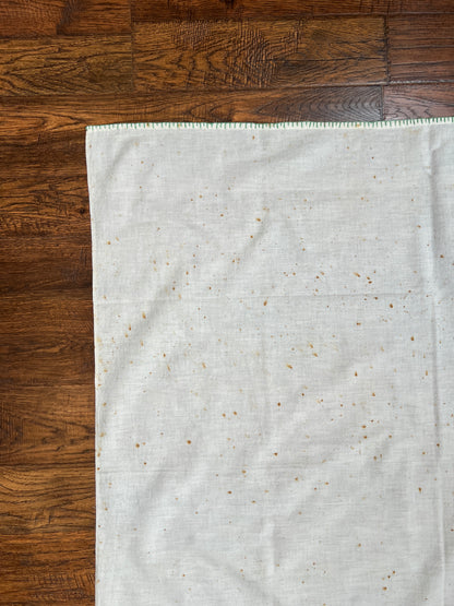 Vintage Linens - Square Tablecloth - Anthropomorphic Apple People - 36” X 35”